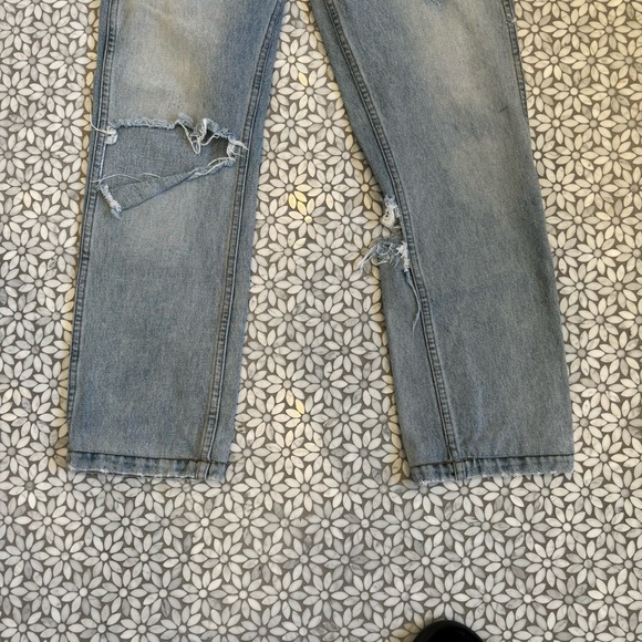 Women's Re/Done Originals Grunge Jeans in Dirty Destroy Wash, Size 26 - Picture 8 of 14